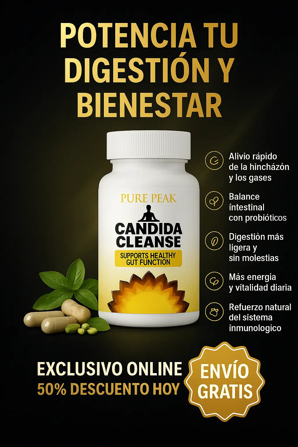 CANDIDA CLEANSE| EQUILIBRIO INTESTINAL Y CONTROL DE HONGOS!99