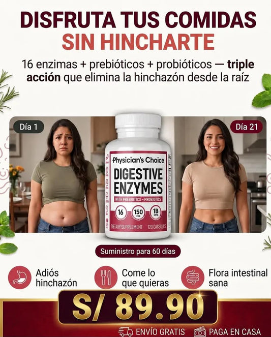 DIGESTIVE ENZYMES - PROBIOTICOS